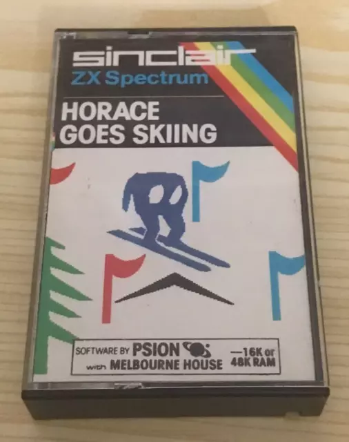 Horace Goes Skiing - Sinclair ZX Spectrum 16K by Psion with Melbourne House 1982