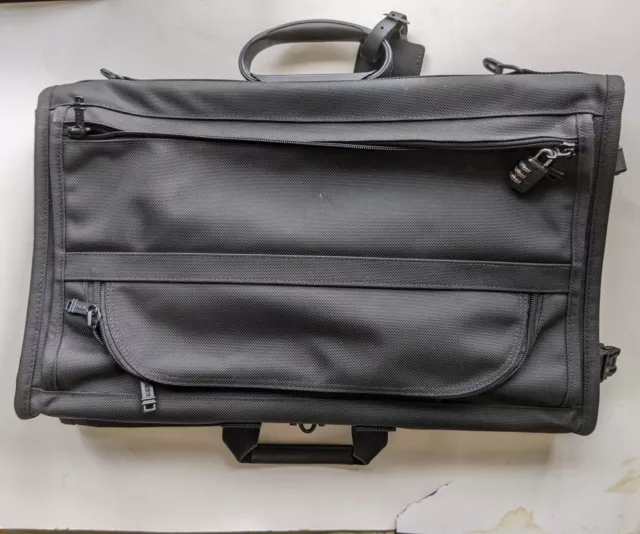 Tumi Ballistic Black Tri Fold Garment Bag | 234D3