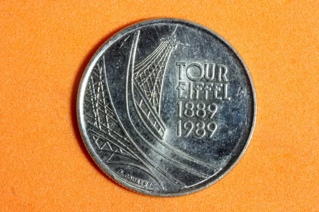 1989 France 5 Francs Copper-Nickel Coin #M17604