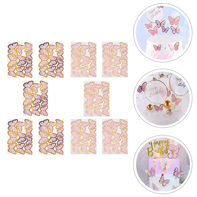 Inserts Dinosaures Pour Gâteau - 32 Petits Dinosaures + 1 Grand "Joyeux Anniversaire", Décoration De Fête Mignonne