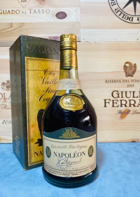 Salignac Napoléon Très Vieille Reserve 1959 Cognac Avec Boite