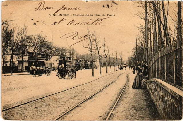 CPA AK Vincennes Station de la Rue de Paris FRANCE (1283153)