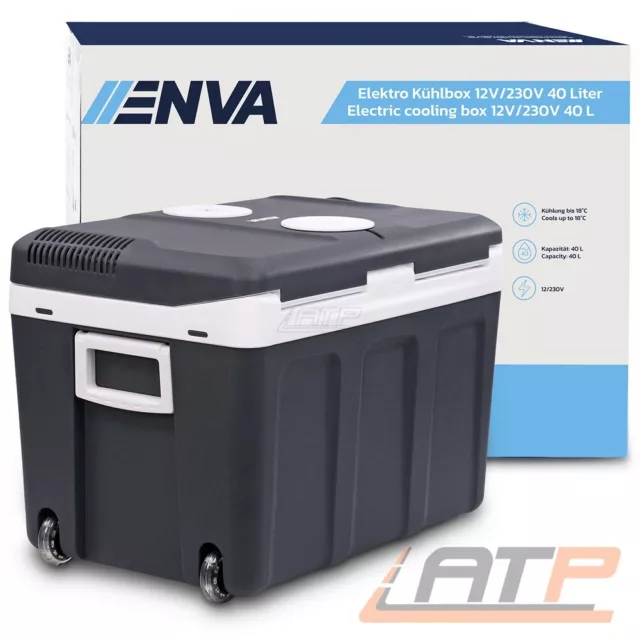 Enva 40L Kühlbox 12V 230V Auto Thermoelektrische Warmhaltebox Kühlschrank Enva 40L Kühlbox 12V 230V Auto Thermoelektrische Warmhaltebox Kühlschrank