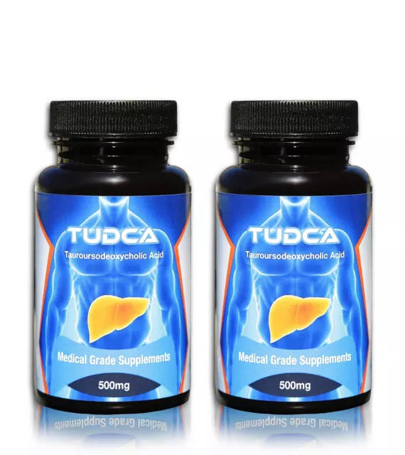 AWARDED BEST 2022 TUDCA 500mg 60 Day Supply (Tauroursodeoxycholic Acid)