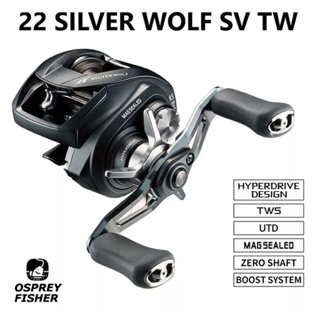 2022 Daiwa Silver Wolf SV TW PE Special Baitcasting Fishing Reel Saltwater Reel