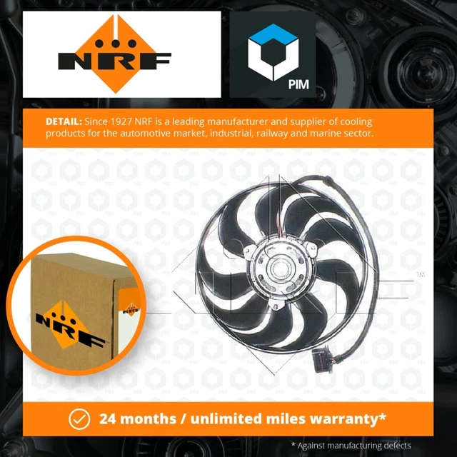 Ventola radiatore adatta a SKODA FABIA 6Y, 6Y5 1.2 01-08 raffreddamento senza prezzo di riserva 6q0959455J nuovo