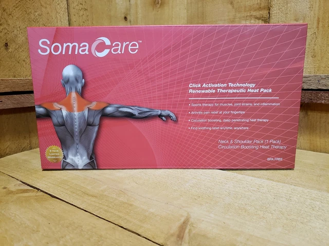 Paquete térmico renovable para cuello y hombro Soma Care *5 años de garantía Mfr*