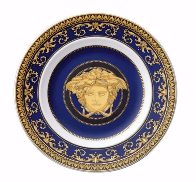 Versace Rosenthal - Piatto piano 18cm Medusa Blau Versace -Versace Medusa Ikarus