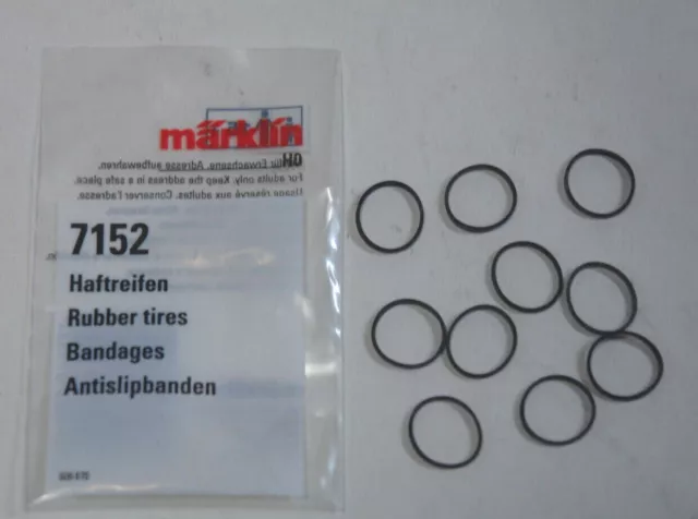 Märklin 7152 Haftreifen 1 Pack  10 Stück NEU