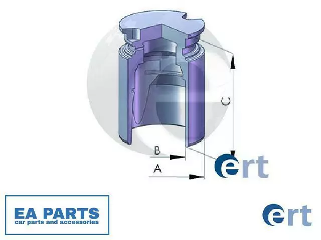 Piston, brake caliper for CITROËN HYUNDAI OPEL ERT 150224-C