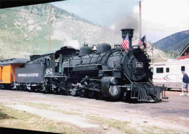 482 Steam Locomotive Durango & Silverton Train Railroad Photo 5X7 #1-3900