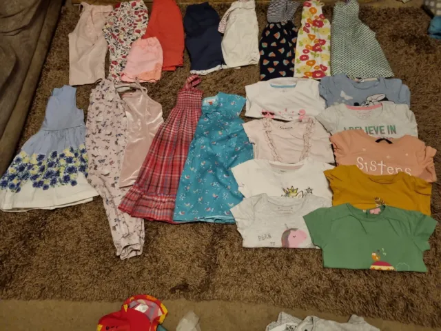 Bundle girls clothes 18-24 mths