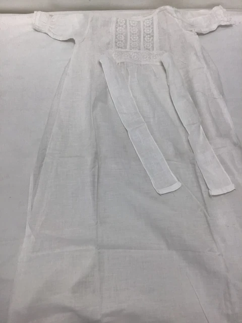 ABITI BAMBINO VINTAGE in cotone bianco probabilmente anni '40 - Tamigi Hospice