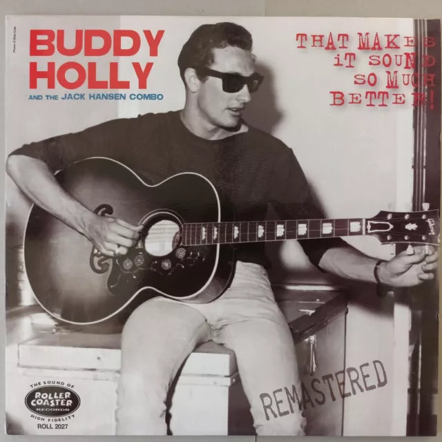 BUDDY HOLLY  & the Jack Hansen Combo  - LP vinyle 33T 10' 25 cm roller coaster