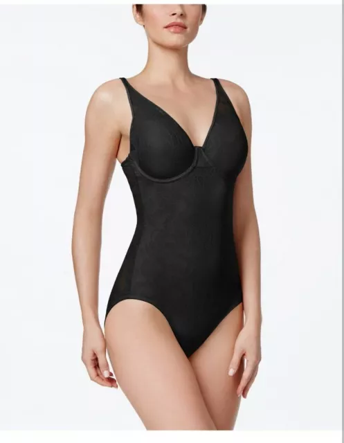MAIDENFORM FIRM FOUNDATIONS Body Shaper Firm-Control Bodysuit Size Small S  - $19.99 - PicClick