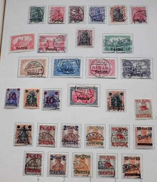 Dt.nebengebiete Danzig/Saar Alte Sammlung Im Borke Binder,Toll Mit Vielen Extras