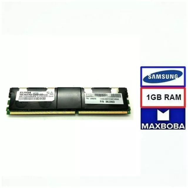Memory Elpida 1GB 5300F Desktop PC DDR2 2RX8 EBE11FD8AGFD-6E-E