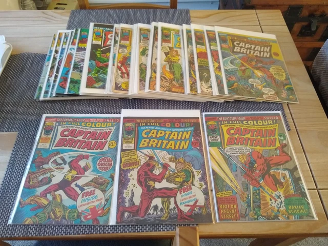 🔥Captain Britain Vol 1 #1-39🔥1976 / Pyslocke / Betsey Braddock / Mcu Excalibur