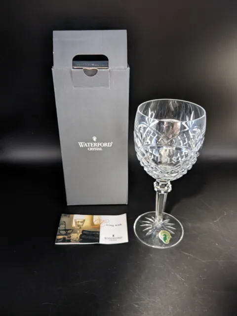Waterford Crystal Chalice Wine Water Goblet Monogrammed with Box