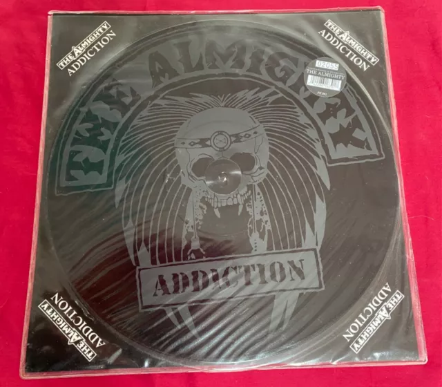 The Almighty - Addiction 12" - Single Sided Etched Disc