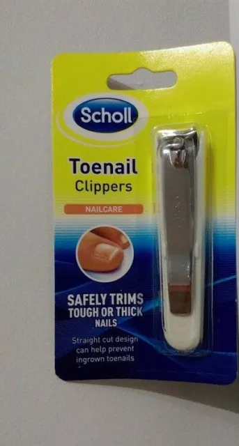 Nuovo tagliaunghie professionale Scholl per unghie dei piedi in acciaio...