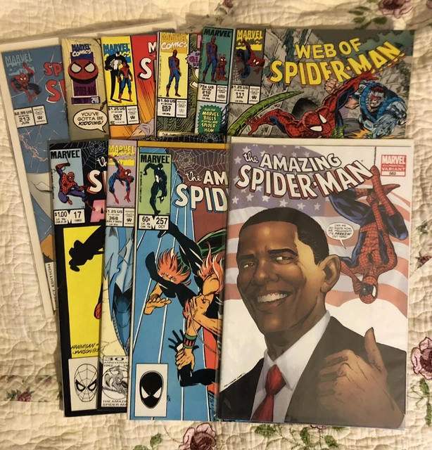 Spider-Man Comic Lot Of 10 Mixed Titles 1 Amazing Web Spectacular Marvel Tales