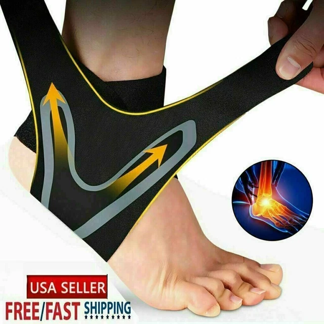 ANKLE SPORT FOOT Wrap Support Brace Compression Tendon Strap Elastic