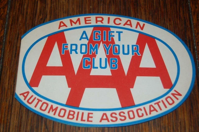 C. 1940's AAA AUTOMOBILE ASSOCIATION CLUB ADVERTISING SEWING NEEDLE KIT GIFT