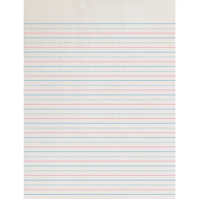 Zaner-Bloser Dotted Midline Newsprint Paper - Letter (zp2613)