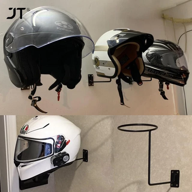 Lots 5 Helmet Holder Wall Mounted Metal Stand Hook Hat Display Rack Hanger Bike