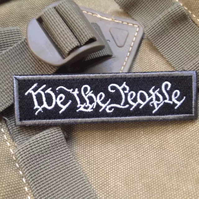 We The People Tactical Patches Usa Army Isaf Badge Swat Patch