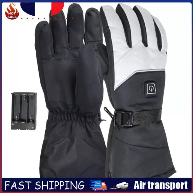 Electric Heated Gloves Motorcycle Gloves Cold-Proof for Winter(with Battery Box)