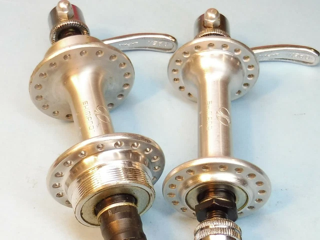 Moyeux Mavic 501 SFQR 28/32 Trous - Jeu De Moyeux Vélo L'Eroica NOS
