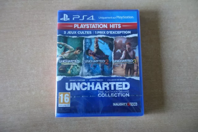 Uncharted The Nathan Drake Collection Jeu PS4 Playstation 4 Neuf Blister Pal Fr