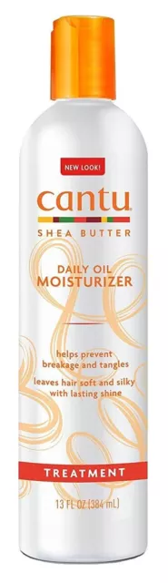 Cantu Sheabutter tägliche Ölfeuchtigkeitscreme 13 Unzen (384 ml) (2er-Pack)