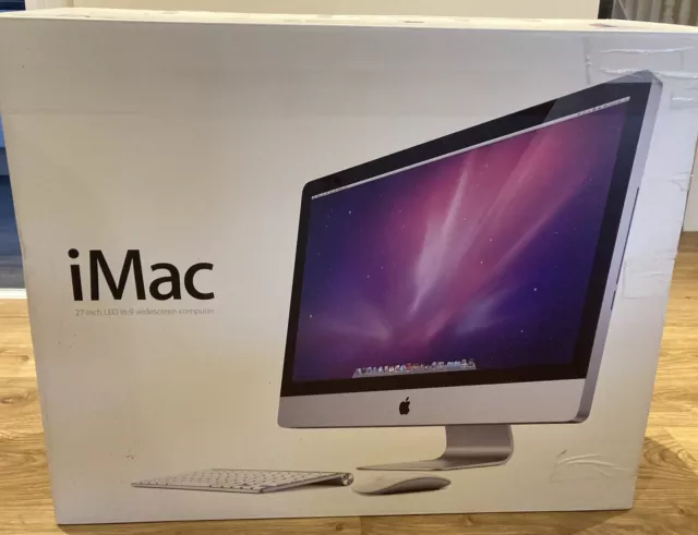 Apple iMac 27 Inch All In One Desktop 2010 Core 2 Duo 3.06 GHz 4GB Ram 1TB Hdd