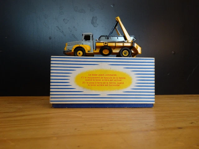 Dinky Toys France UNIC Multibenne MARREL N°38 A - Avec Boîte D'origine