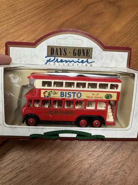 VINTAGE RARE DAYS Gone Collection Die Car Trolley Bus Bisto from Lledo ...