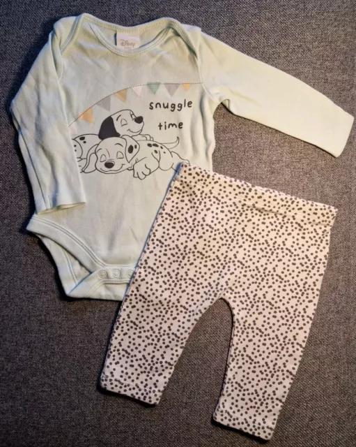 Disney Baby Girls 101 Dalmatians Outfit 3-6 Months Vest Leggings Set (D81)