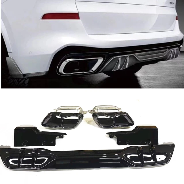 Paraurti posteriore diffusore labbro + terminali di scarico per BMW G05 LCI X5 2019-2023 2020