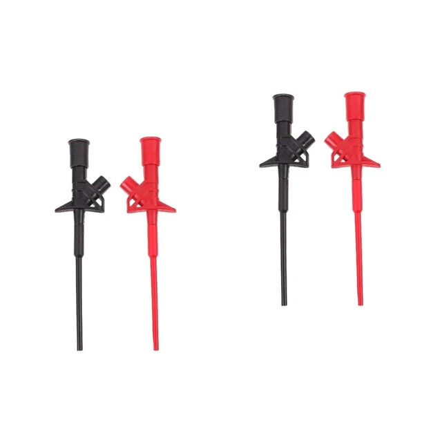 4 pcs Insulation Wire Test Clip Multimeter Test Clip Piercing Probe Clips