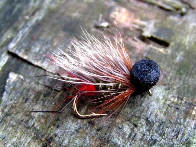 goddard caddis sedge phrygane en chevreuil (mouche seche sans ardillon