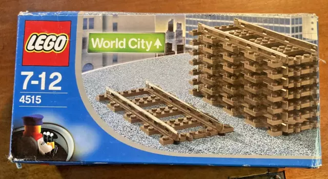LEGO Trains Straight Rails (4515) World City - NEW  (box damage)