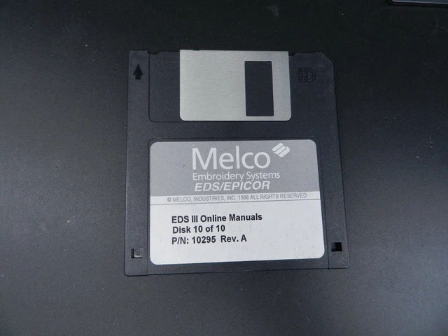 #66 Melco EDS / Epicor software EDS III Manuales en línea 10 de 10 disquete