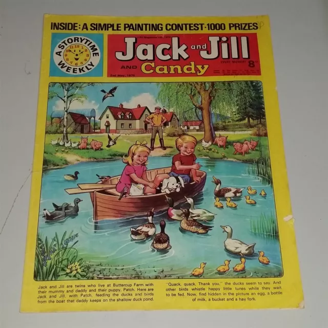 Jack And Jill And Candy 2Nd May 1970 Ipc Magazines British Weekly Comic