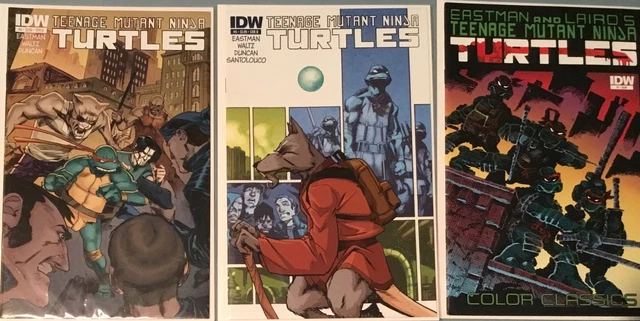 3x Teenage Mutant Ninja Turtles comic # 1 4 5 ~ TMNT IDW ~ LAIRD EASTMAN ~ 2011