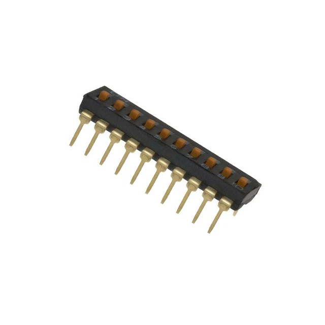A6T-0104 Schalter: DIP-SWITCH Anzahl Sektionen: 10 ON-OFF 0,025A/24VDC OMRON OCB