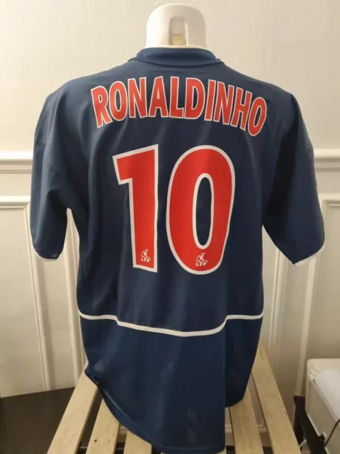 Vintage PSG Ronaldinho 2002 Jersey Maillot Maglia Camisola