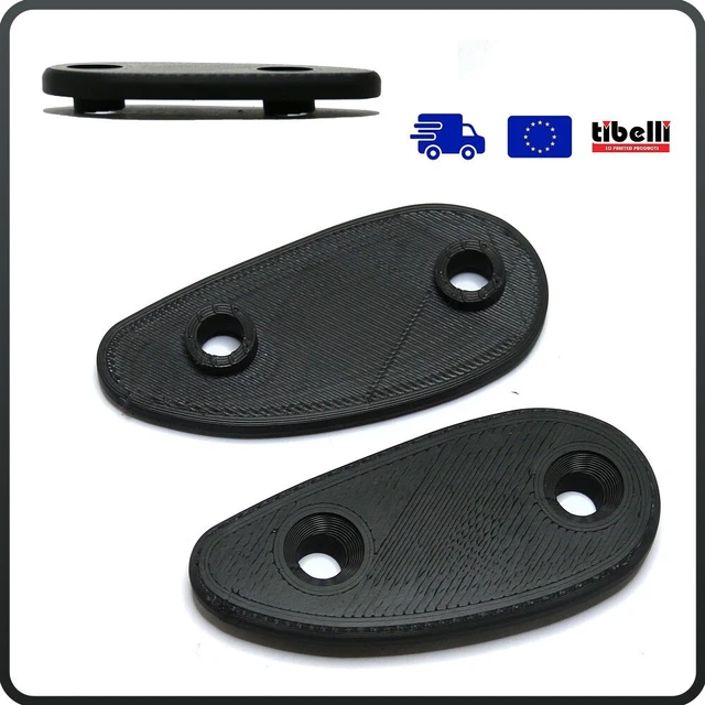 Bouchons De Rétroviseur Pour Honda Grom MSX125 2013-2022 – Aluminium CNC, Noir – Protection Et Style – Lot De 2