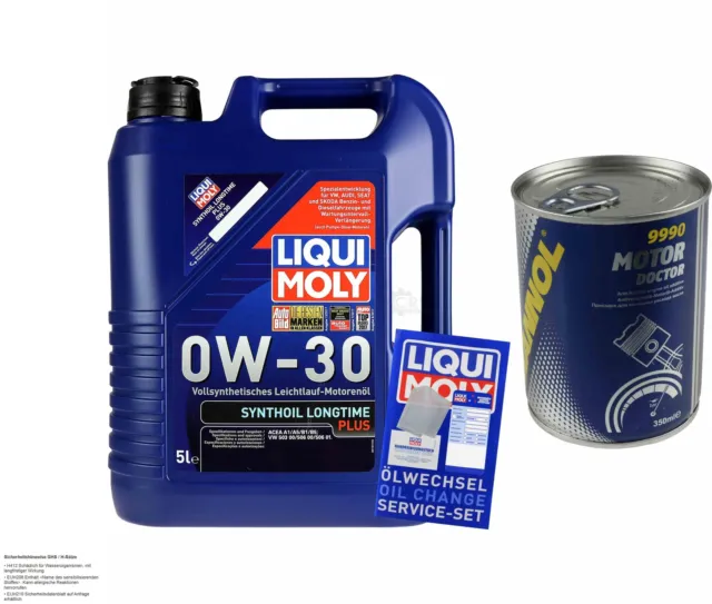 5L Liqui Moly Synthoil desde Hace Mucho Tiempo Plus 0W-30 mannol Motor De Doctor